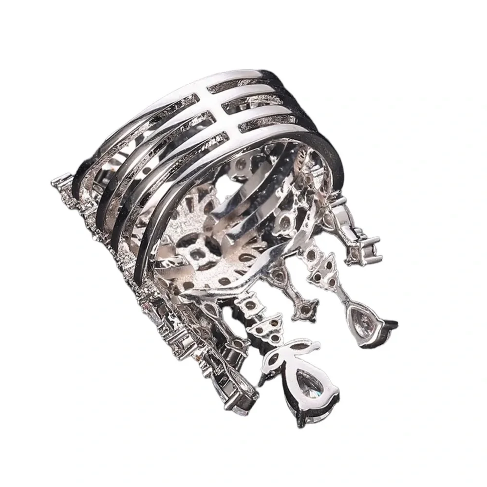 GORGEOUS Diamond & Platinum Crown Ring